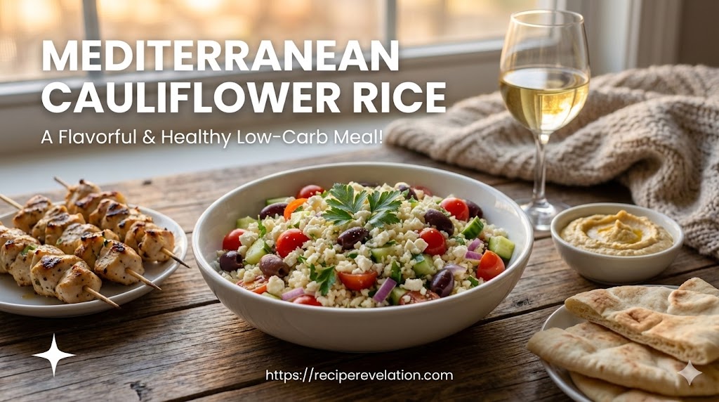 Mediterranean Cauliflower Rice: A Flavorful Low-Carb Twist
