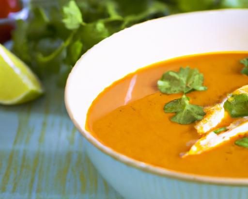 Zesty Spicy Chicken and Lime Soup: A Tangy Flavor Burst