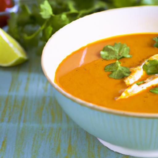 Zesty Spicy Chicken and Lime Soup: A Tangy Flavor Burst