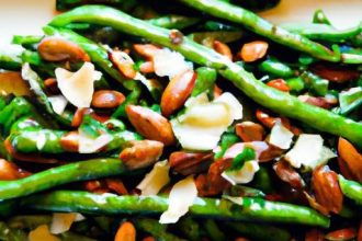 Crunchy Elegance: Sautéed Green Beans with Toasted Almonds