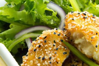 Crunchy Sesame-Crusted Halloumi: A Flavorful Delight