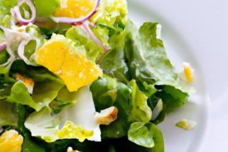 Brighten Your Plate: Simple Green Salad with Zesty Lemon Vinaigrette