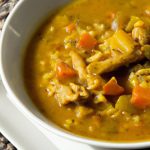 Warm Up with a Cozy Bowl of Curried Chicken and Rice Soup