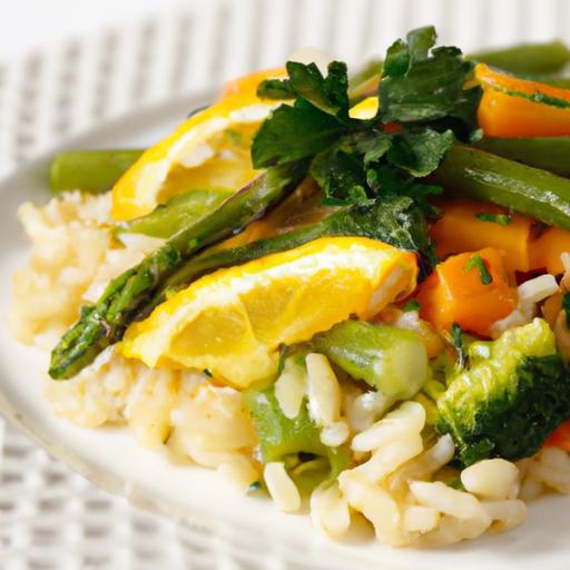 Brighten Your Plate: Lemon Herb Orzo with Roasted Veggies