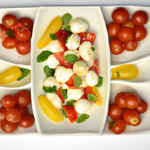Bite-Sized Bliss: Cherry Tomato & Mozzarella Delights