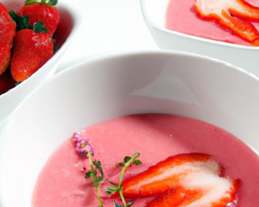 Refreshing Delight: The Fresh Magic of Chilled Strawberry Soup