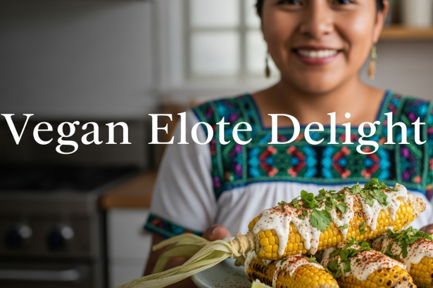 Vegan Elote Delight: A Creamy Twist on Mexican Street Corn