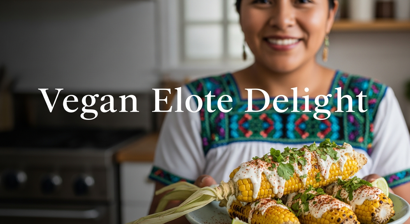 Vegan Elote Delight: A Creamy Twist on Mexican Street Corn