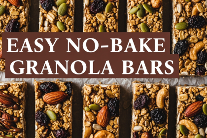 Easy No-Bake Granola Bars: Healthy Snacks in Minutes