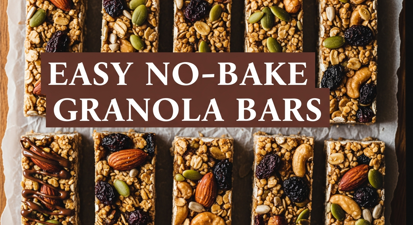 Easy No-Bake Granola Bars: Healthy Snacks in Minutes