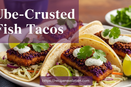 Ube-Crusted Fish Tacos: A Vibrant Twist on a Classic Bite