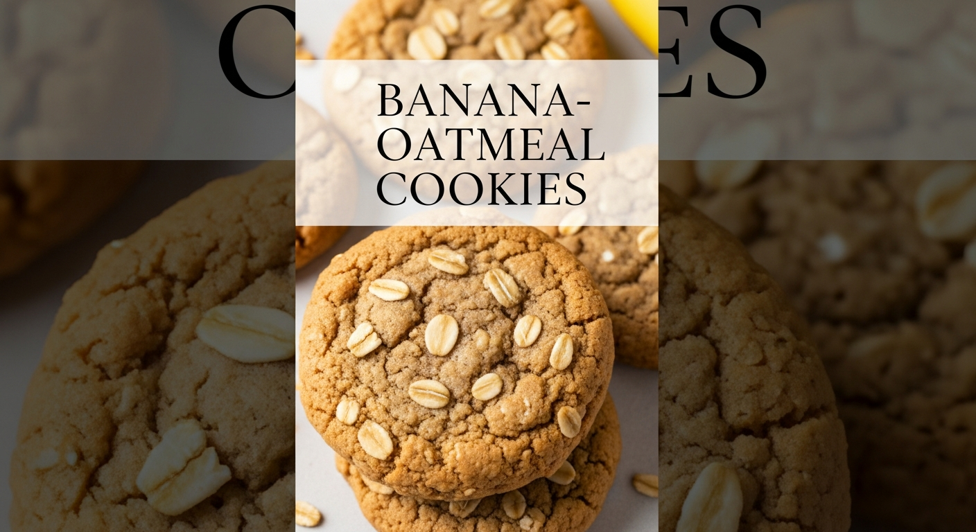Banana-Oatmeal Cookies: Healthy Treats Made Simple