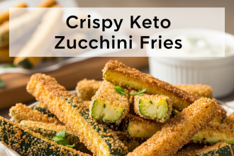 Crispy Keto Zucchini Fries: Low-Carb Snack Delight