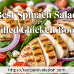 Fresh & Flavorful: Spinach Salad with Grilled Chicken Boost