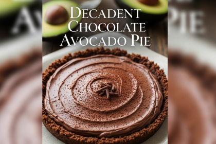 Decadent Chocolate Avocado Pie: A Creamy, Guilt-Free Treat