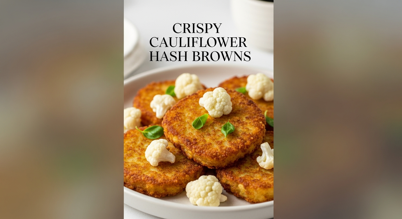 Crispy Cauliflower Hash Browns: A Healthy Twist on a Classic
