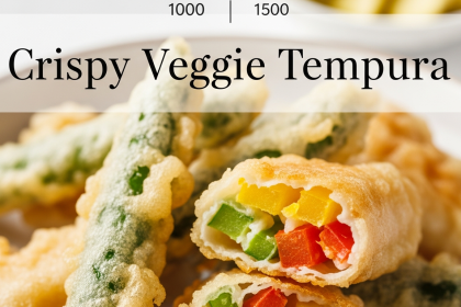 Crispy Veggie Tempura: Perfect Dipping Sauce Guide