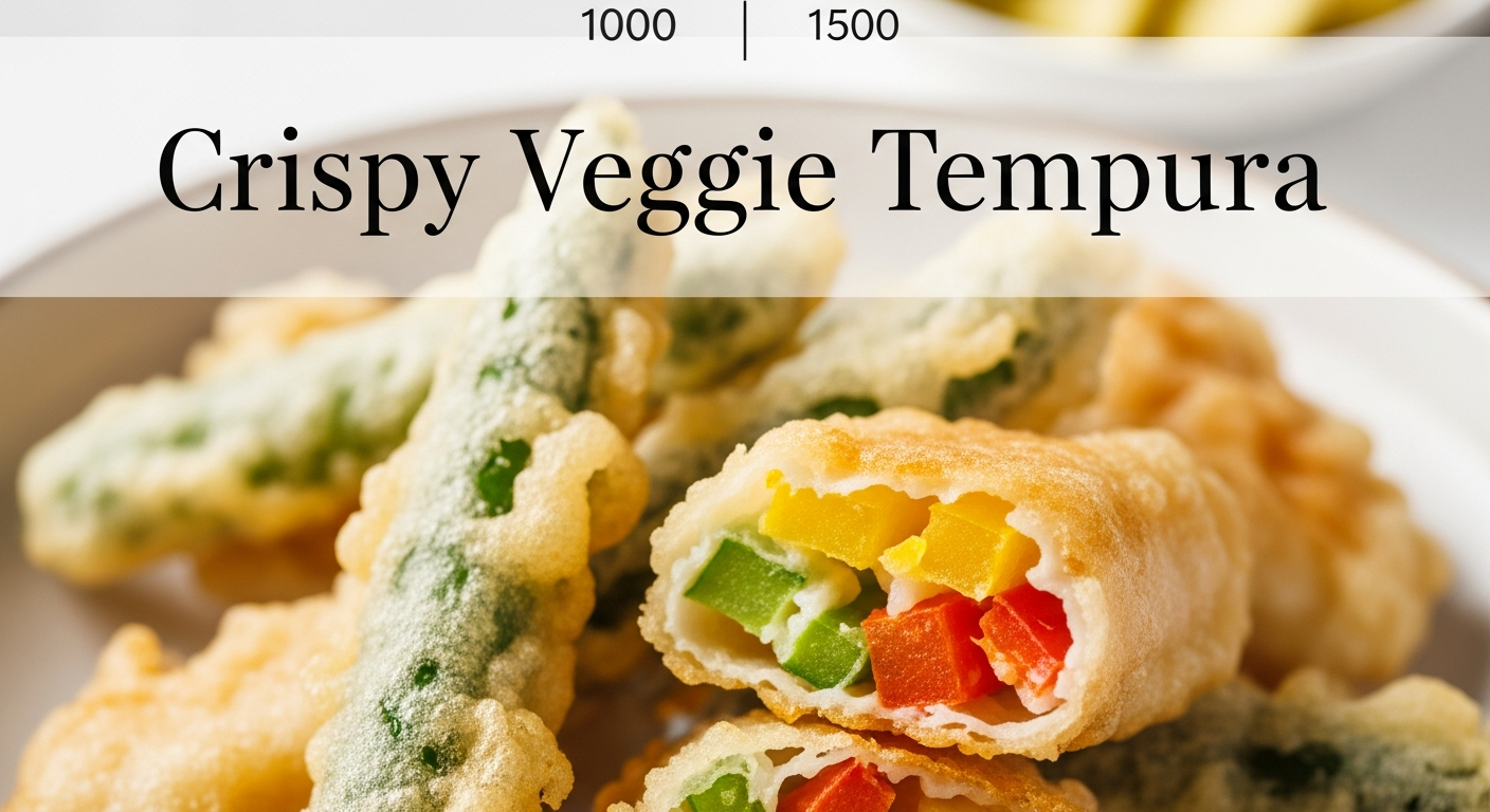 Crispy Veggie Tempura: Perfect Dipping Sauce Guide