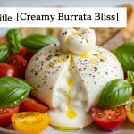 Creamy Burrata Bliss: Grilled Peaches Meet Fiery Hot Honey Drizzle
