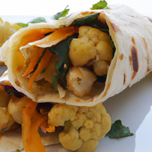 Bold & Flavorful: Roasted Cauliflower Shawarma Wraps Recipe