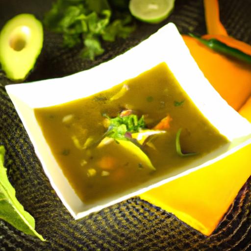 Zesty Spicy Chicken and Lime Soup: A Tangy Flavor Burst