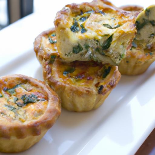 Savory ‌Mini Quiches: Spinach and Feta Bites to Savor