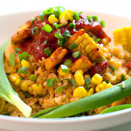 Savory Street Corn Chicken Rice Bowl: A Flavorful Feast
