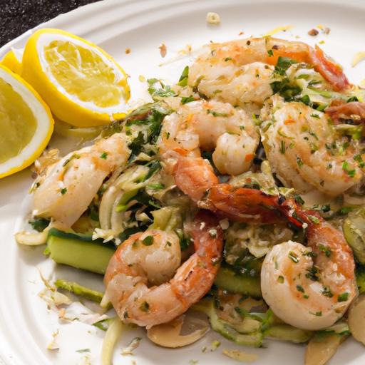 Zesty Garlic Shrimp with zoodles: A Fresh Twist on Dinner