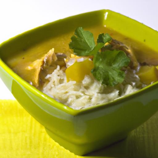 Warm Up with a Cozy Bowl of Curried Chicken and Rice Soup