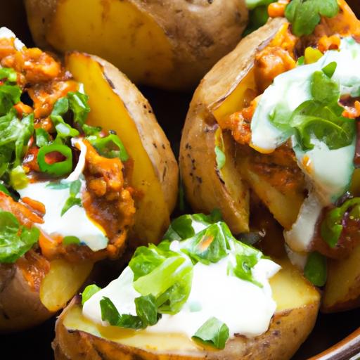 Samosa-Stuffed Baked Potatoes: A Fusion Comfort Feast