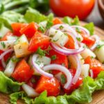 Coban Salatasi: Vibrant Turkish shepherd's salad recipe.