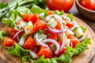 Coban Salatasi: Vibrant Turkish shepherd's salad recipe.