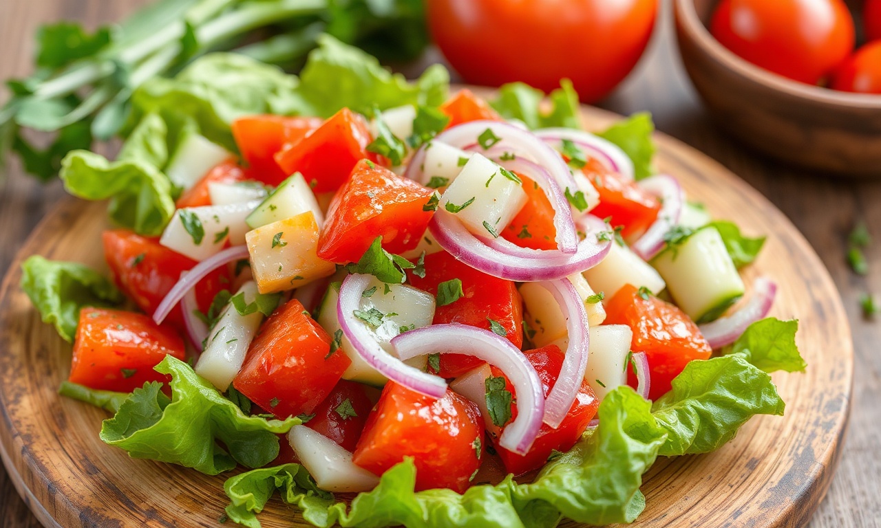 Coban Salatasi: Vibrant Turkish shepherd's salad recipe.