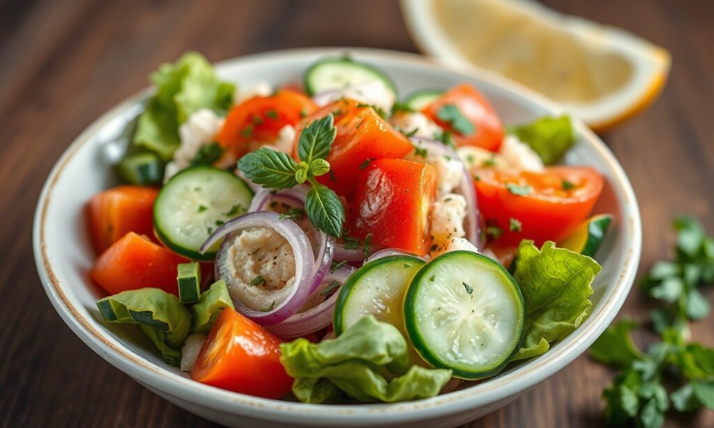 Fresh Coban Salatasi: Vibrant Turkish shepherd's salad recipe.
