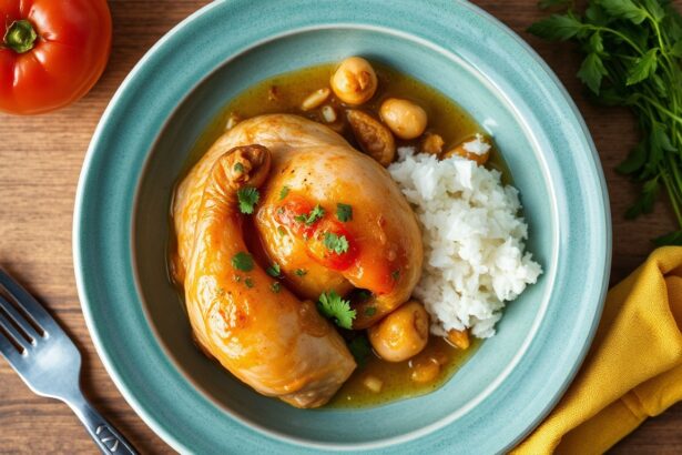 Tangy escabeche de pollo recipe for delicious pickled chicken magic.