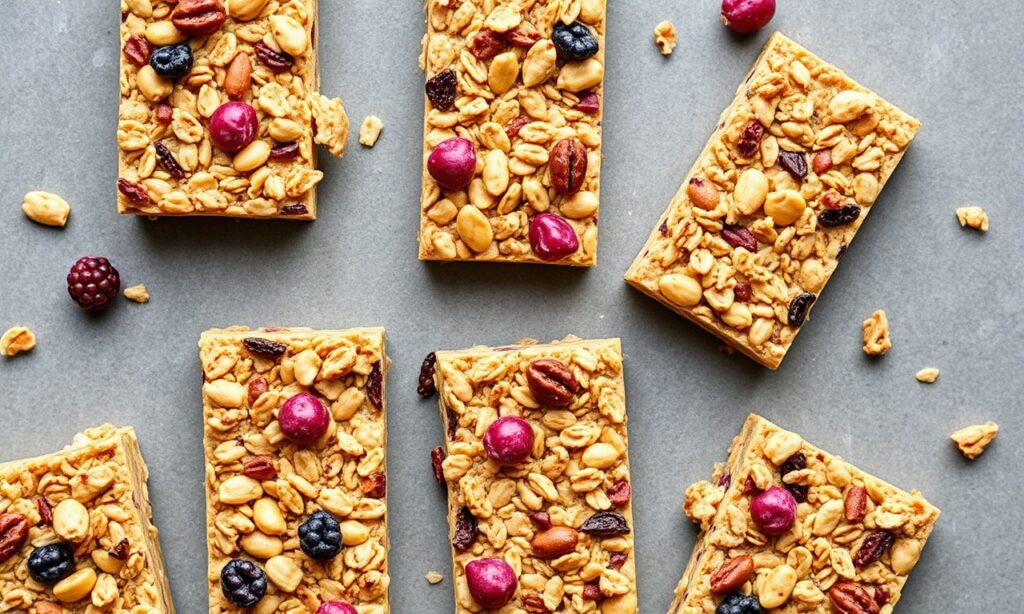 Easy no-bake granola bars for healthy, quick snacks.