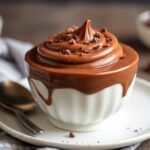 Creamy magic chocolate pudding recipe, rich and delicious.