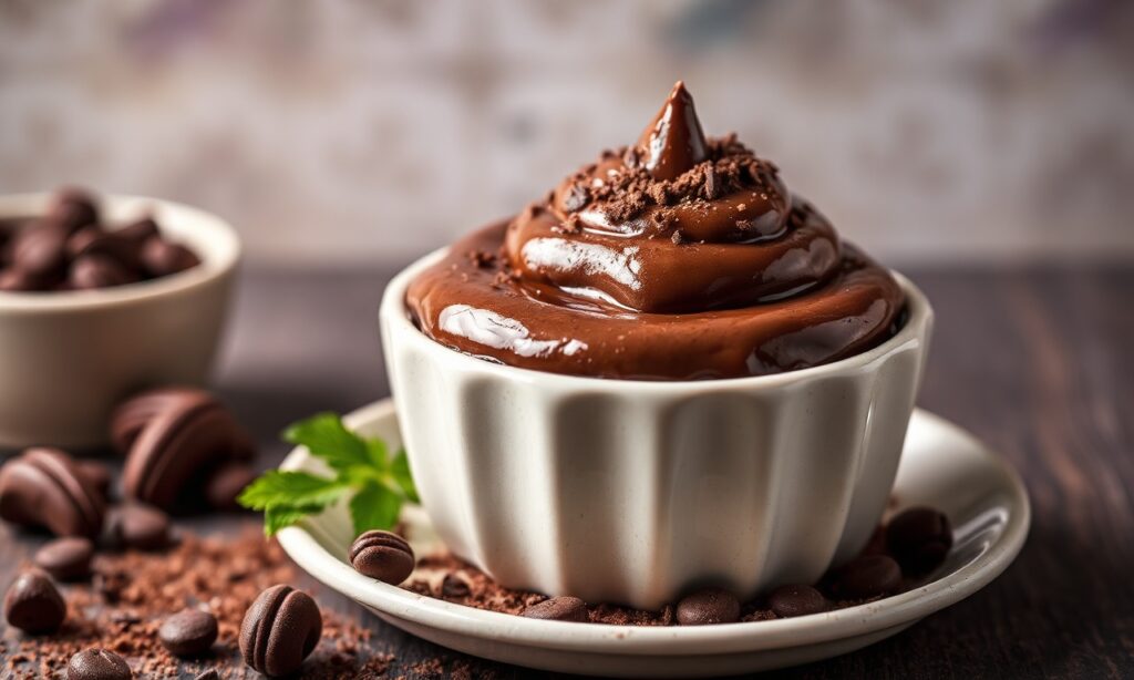 Creamy magic: Velvety chocolate pudding recipe and history.