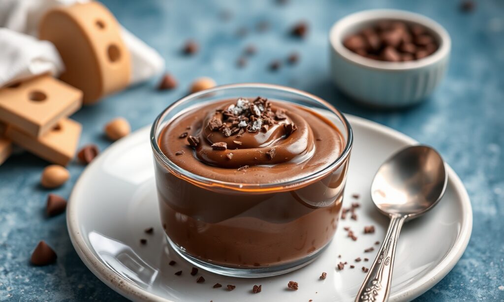 Creamy magic: Velvety chocolate pudding recipe and history.