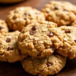 Healthy banana oatmeal cookies recipe.