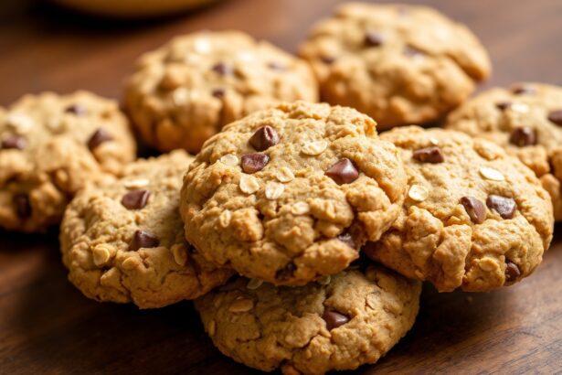 Healthy banana oatmeal cookies recipe.
