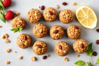 Vegan gluten-free energy bites to power up naturally.