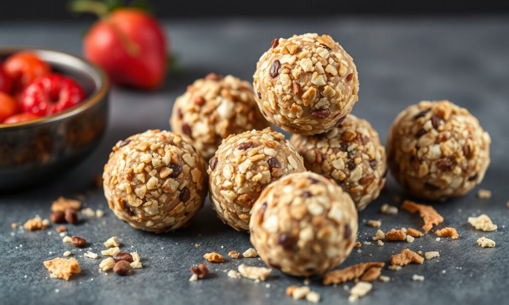 Power Up: Vegan gluten-free no-bake energy bites for natural energy.