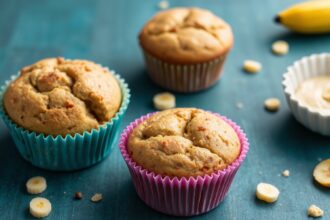 Gluten-free banana bread muffins, a healthy classic twist.