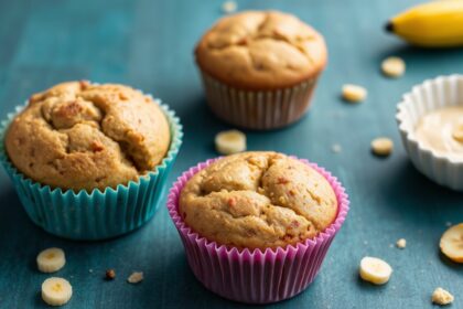 Gluten-free banana bread muffins, a healthy classic twist.