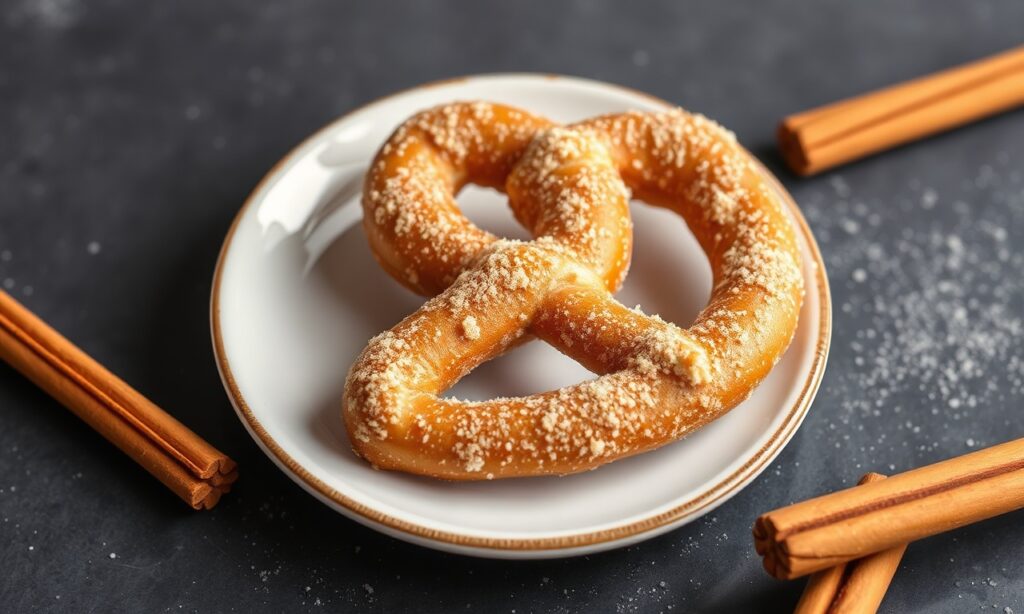 Cinnamon sugar pretzels: sweet, irresistible, and a delightful treat.