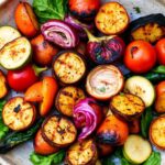 Perfectly charred grilled veggie platter recipe for ultimate flavor.