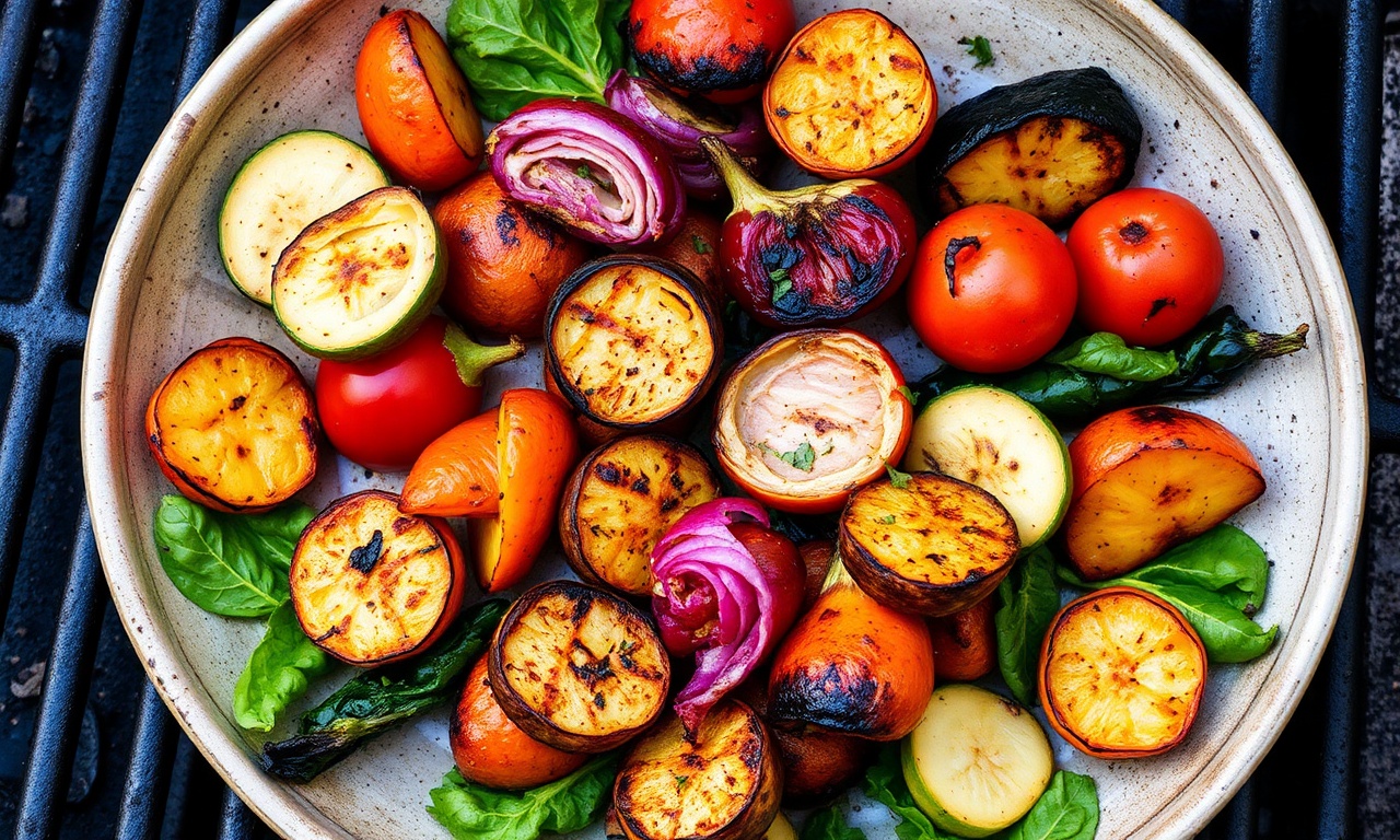 Perfectly charred grilled veggie platter recipe for ultimate flavor.