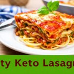 Zesty keto lasagna with delicious zucchini noodles.