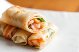 Crispy Cha Gio spring rolls: exploring the art of this delightful dish.